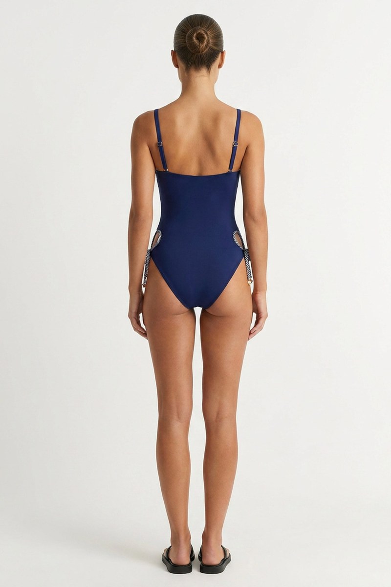 ONEPIECE SWIMSUIT WITH SIDE CUT-OUT DETAILS-26804084-426