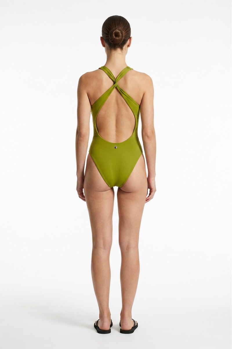 ONEPIECE SWIMSUIT WITH CROSSED STRAPS-26804114-938