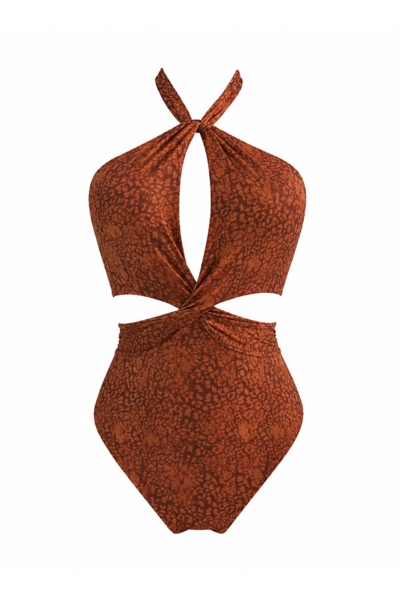 HALTERNECK ONEPIECE SWIMSUIT WITH CUT-OUTS-26804120-615