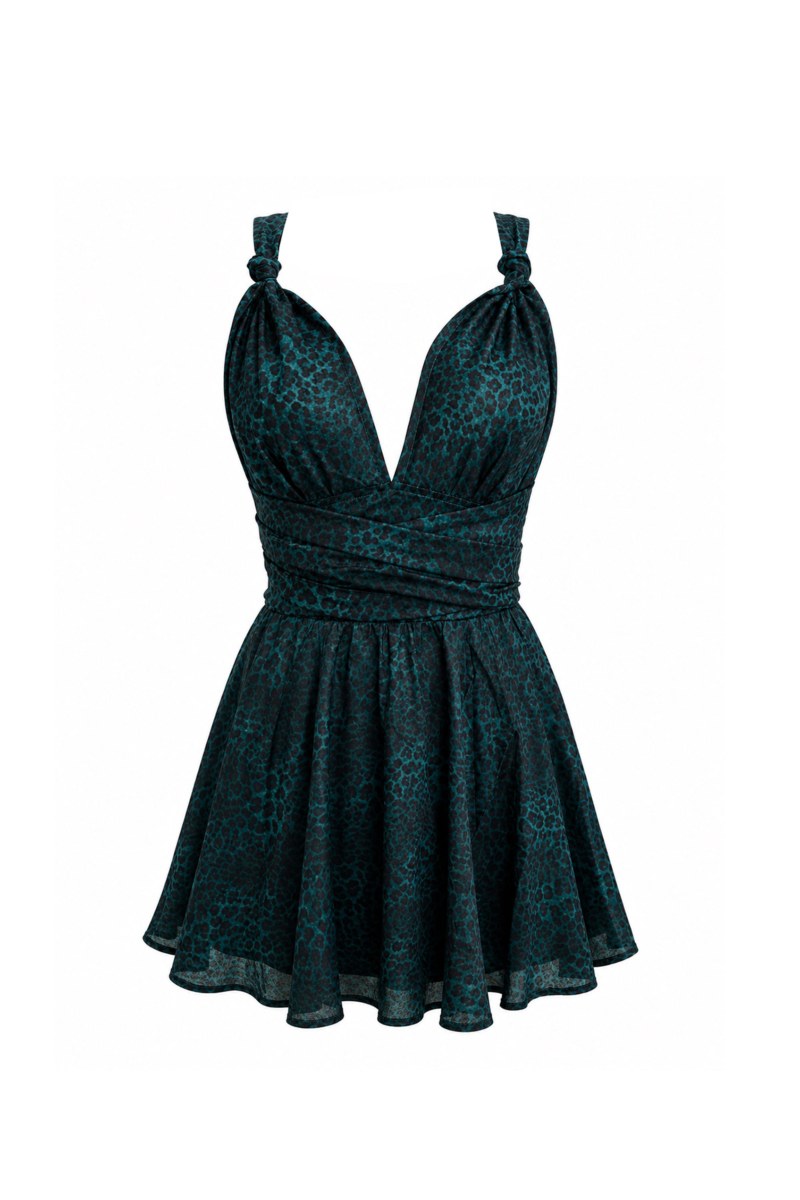 LEOPARD PRINTED MULTIWAY MINI DRESS-26805056-403