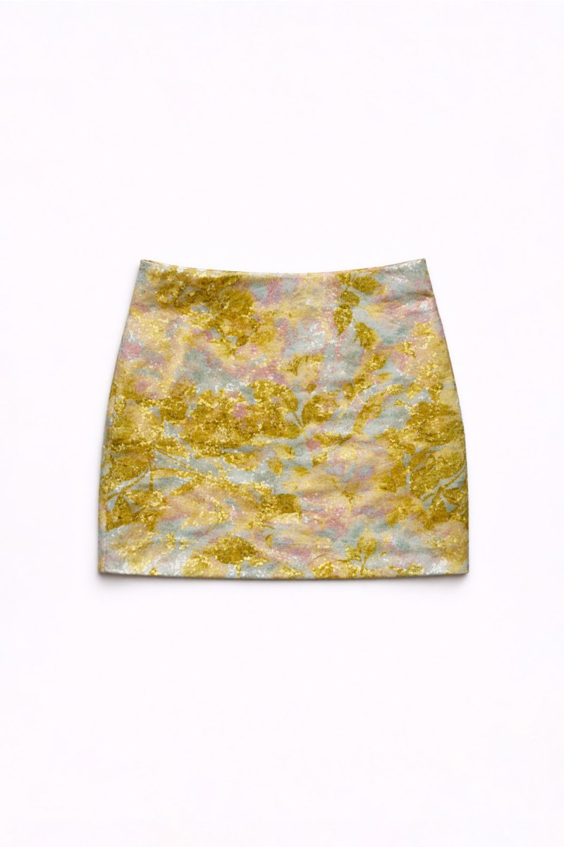 SPARKLING SEQUIN MINI SKIRT-26805073-602