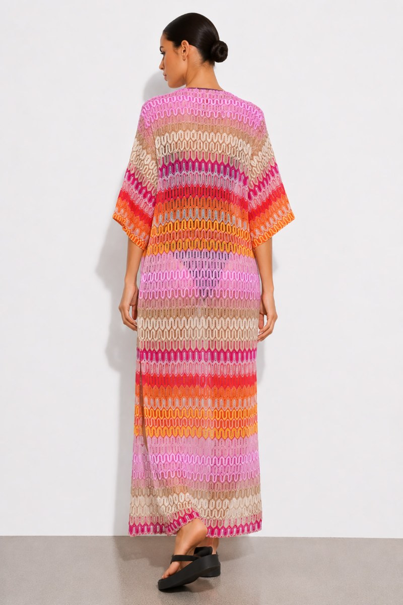 SEMI-SHEER CROCHET WRAP MAXI KAFTAN-26805136-700