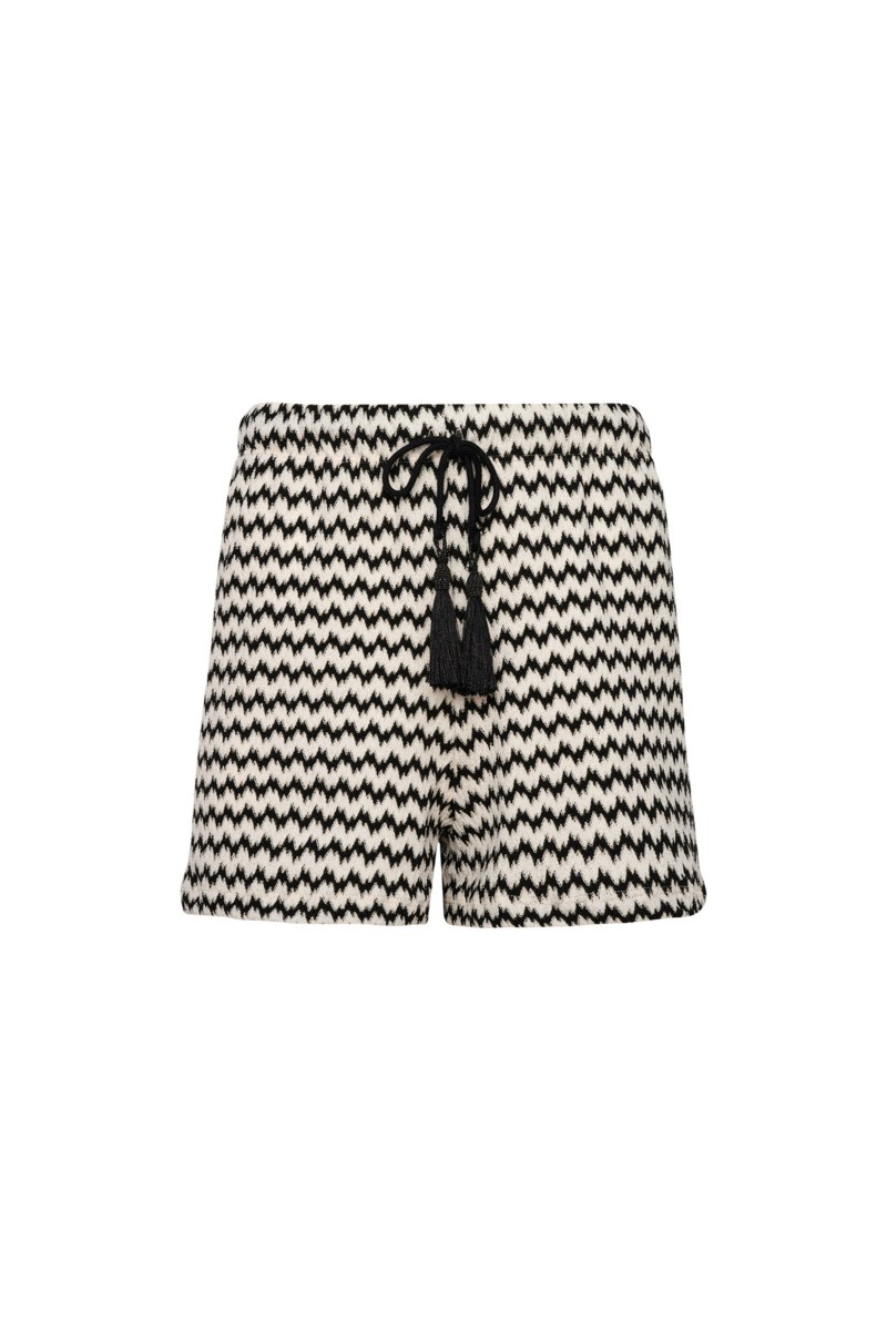 WIDE CROCHET SHORTS-26808025-999