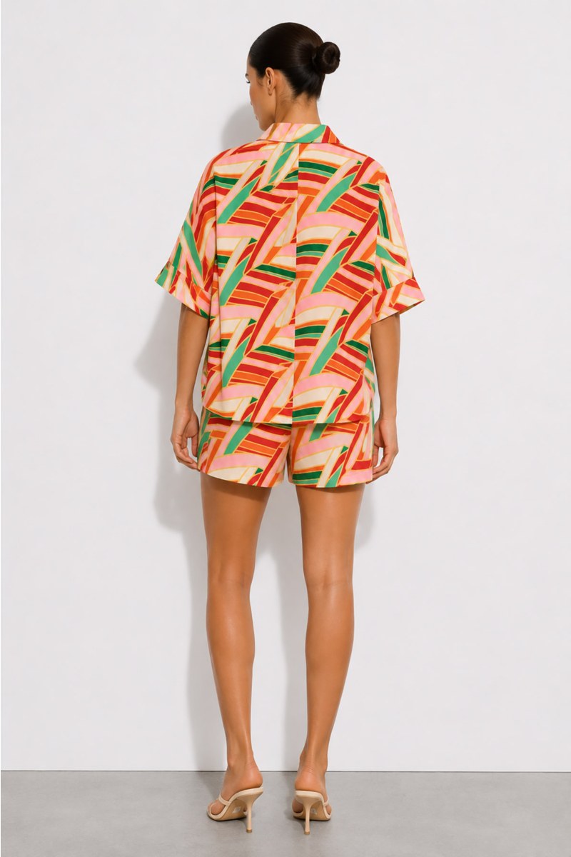 MULTICOLOR PRINTED SHORTS-26808050-714