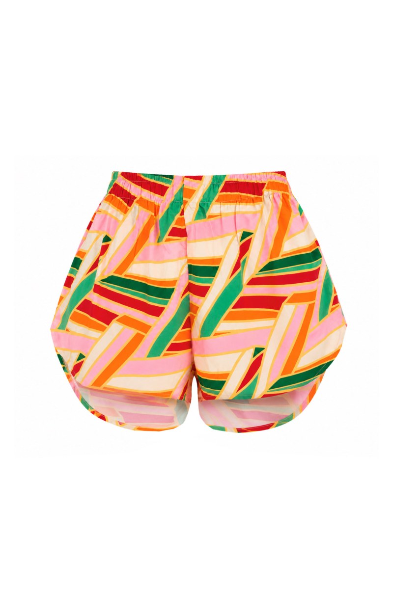 MULTICOLOR PRINTED SHORTS-26808050-714