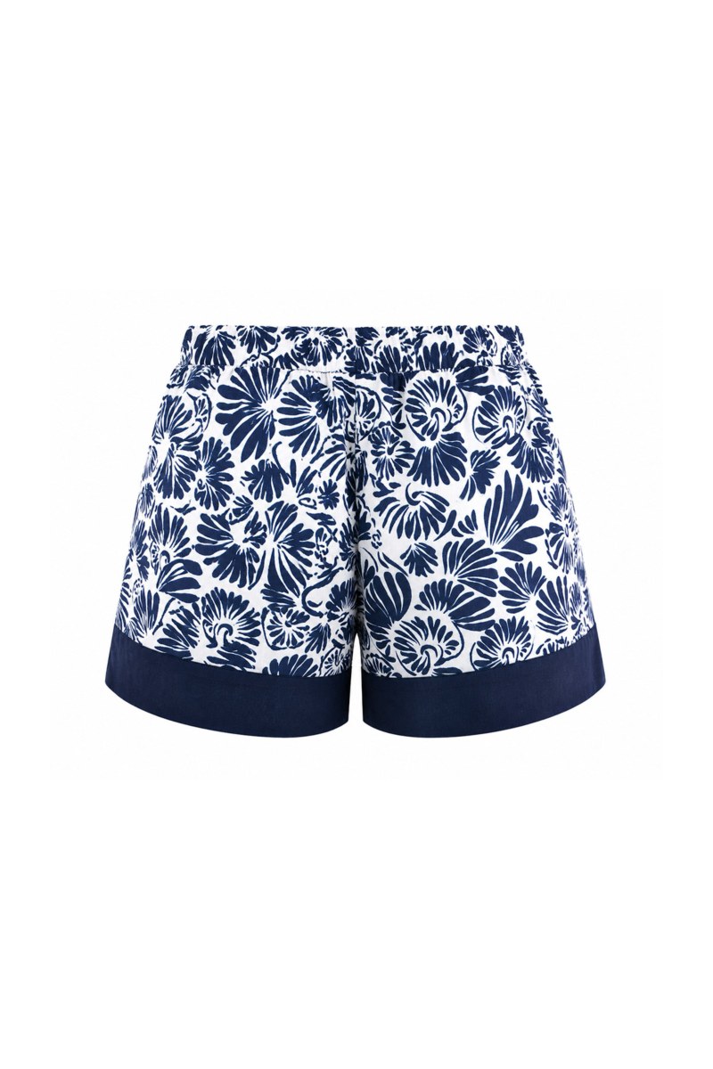 PRINTED HIGH WAISTED SHORTS-26808083-425