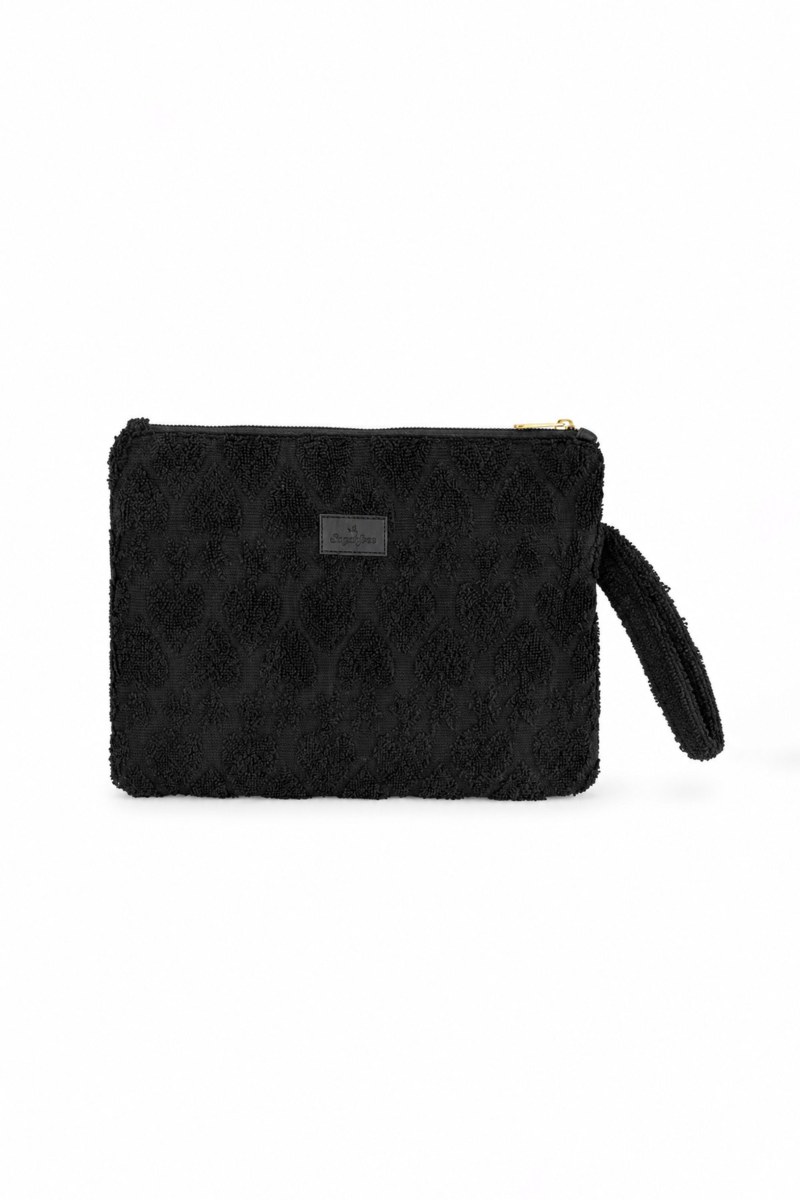 TERRY POUCH/COSMETIC CASE WITH EMBOSSED DESIGNS-26809071-110