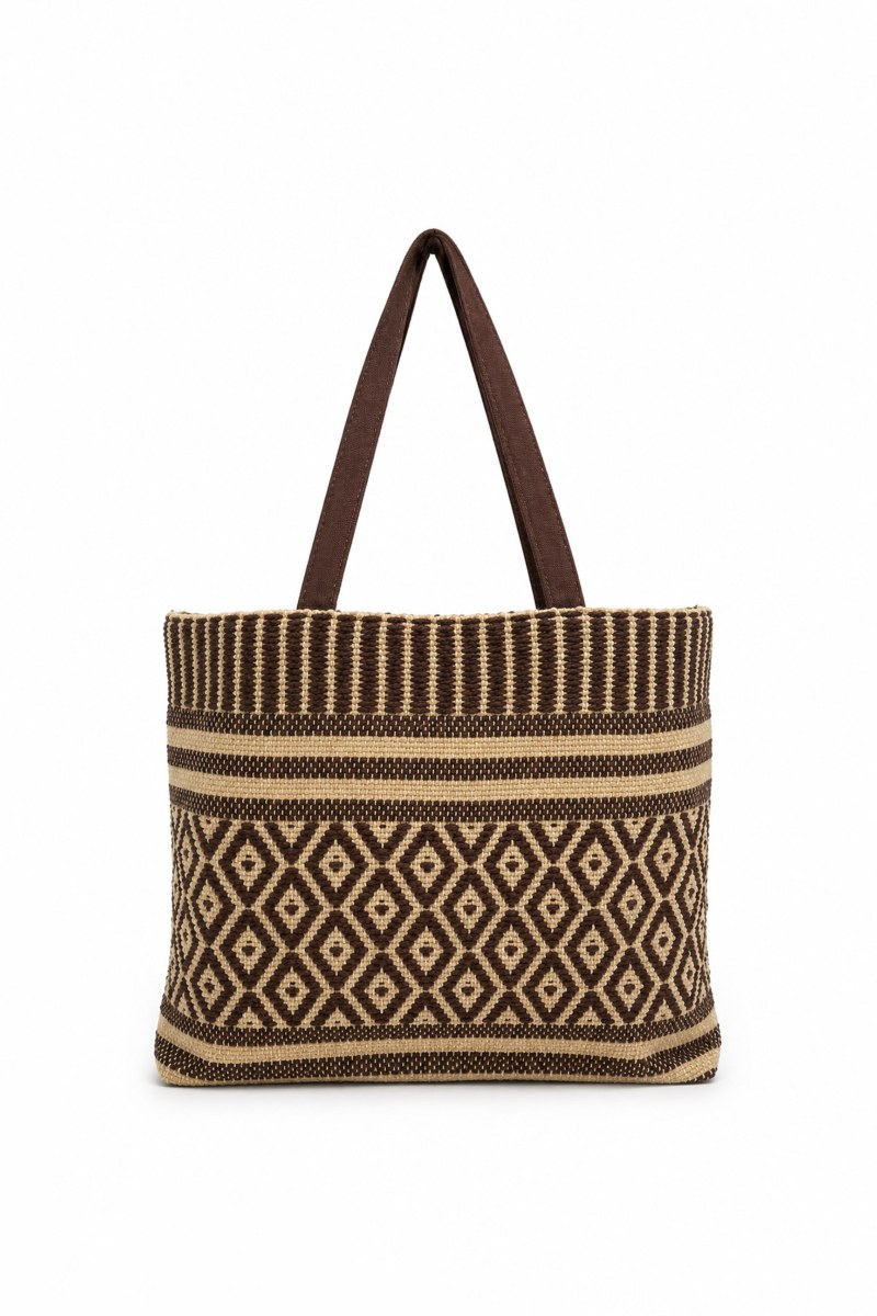 PRINTED STRAW ΤΟΤΕ BAG-26809084-301