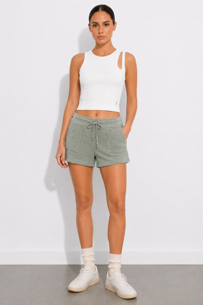 MONOCHROME TERRY SHORTS-26810001-870