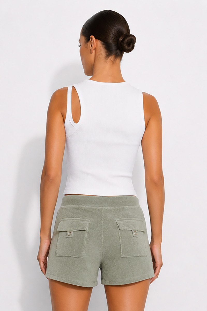 MONOCHROME TERRY SHORTS-26810001-870