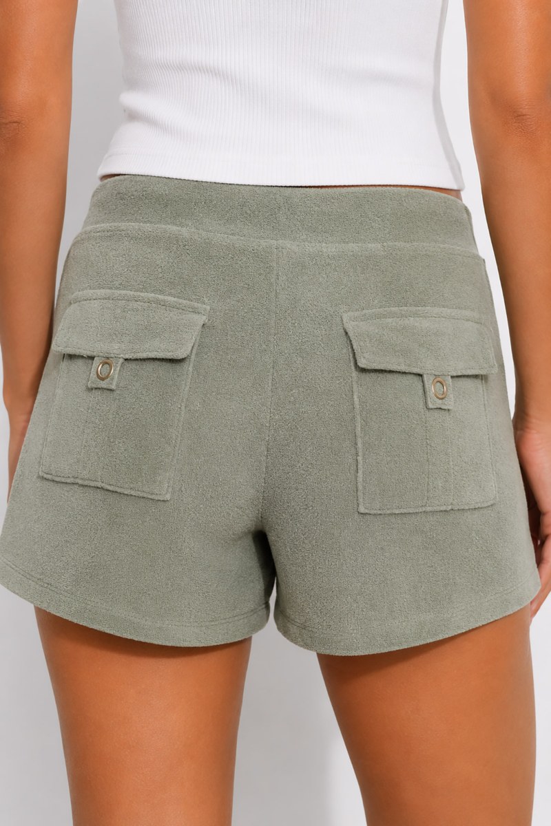 MONOCHROME TERRY SHORTS-26810001-870