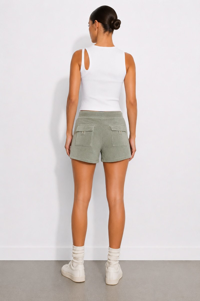MONOCHROME TERRY SHORTS-26810001-870