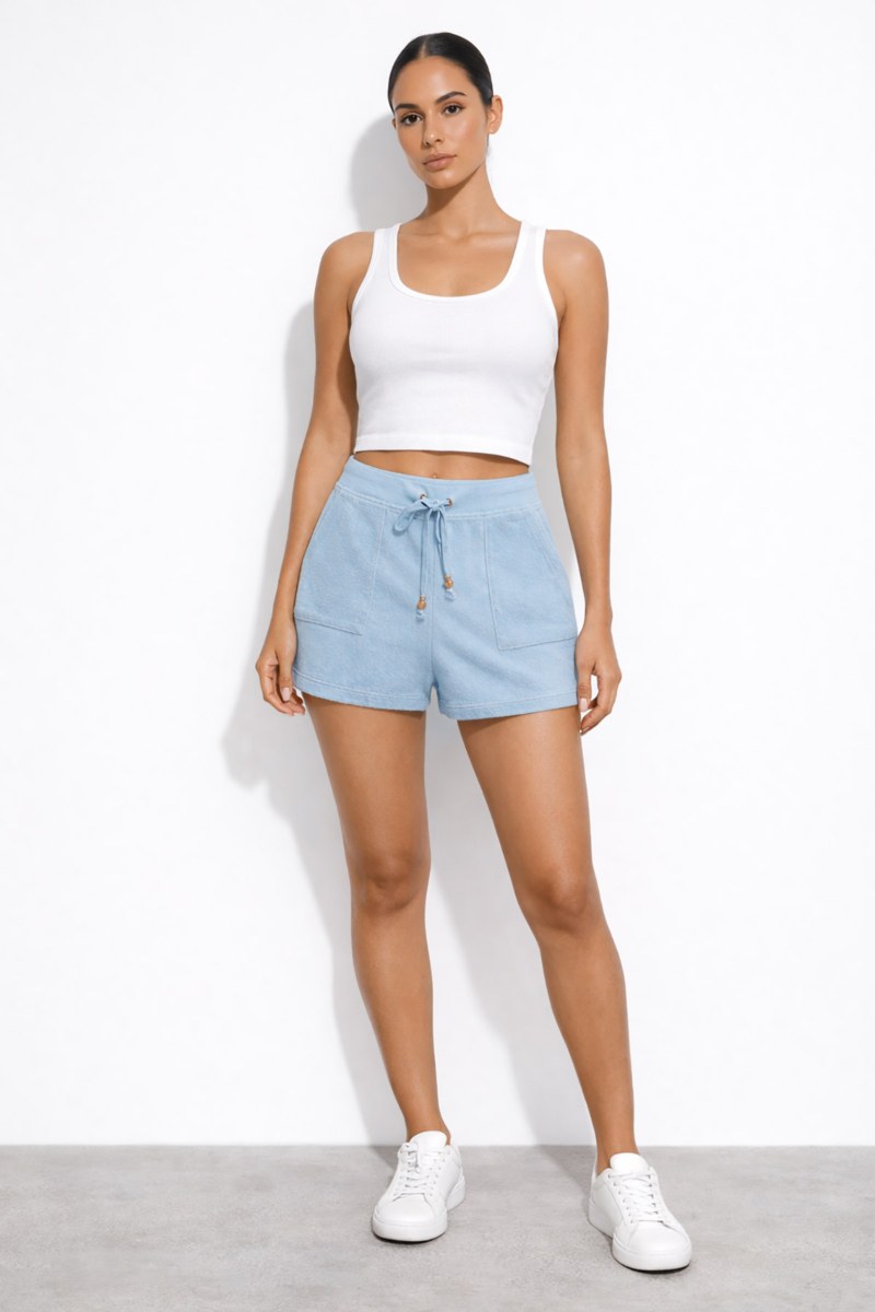 MONOCHROME TERRY SHORTS-26810001-987