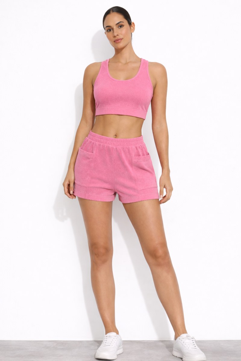 TERRY SHORTS IN LOOSE FIT-26810068-727