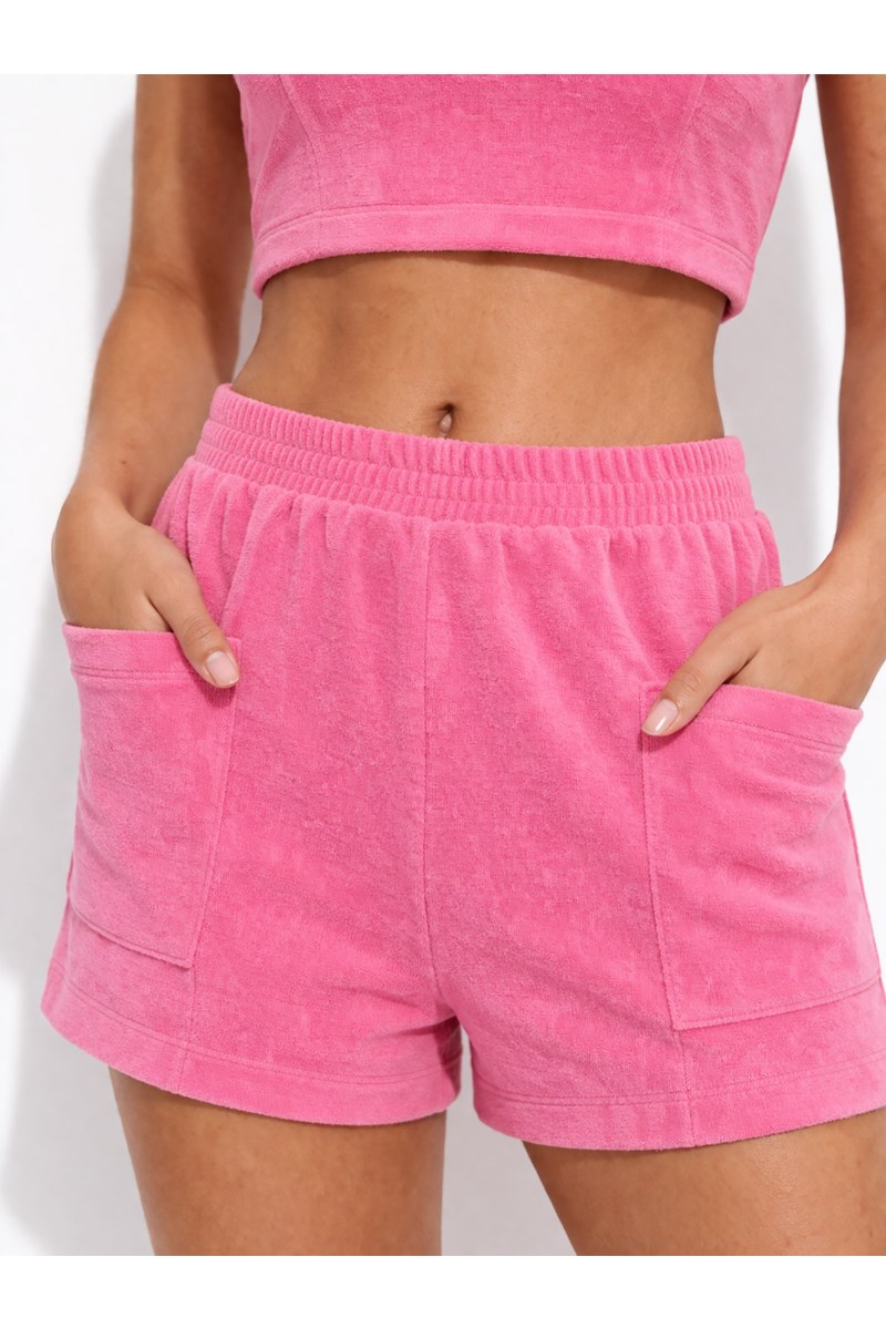 TERRY SHORTS IN LOOSE FIT-26810068-727