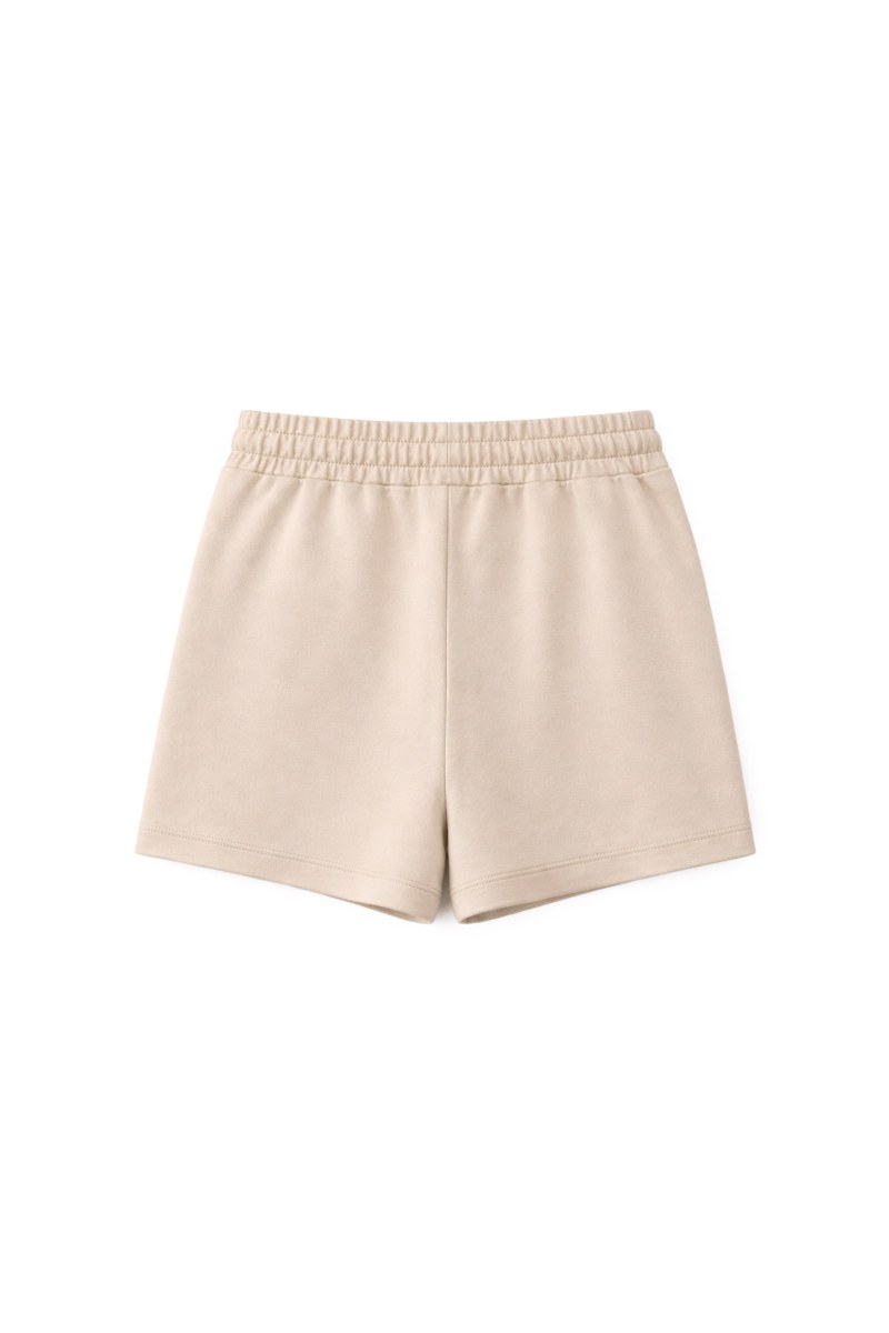 COTTON SHORTS WITH EMBROIDERED DETAIL-26810076-102