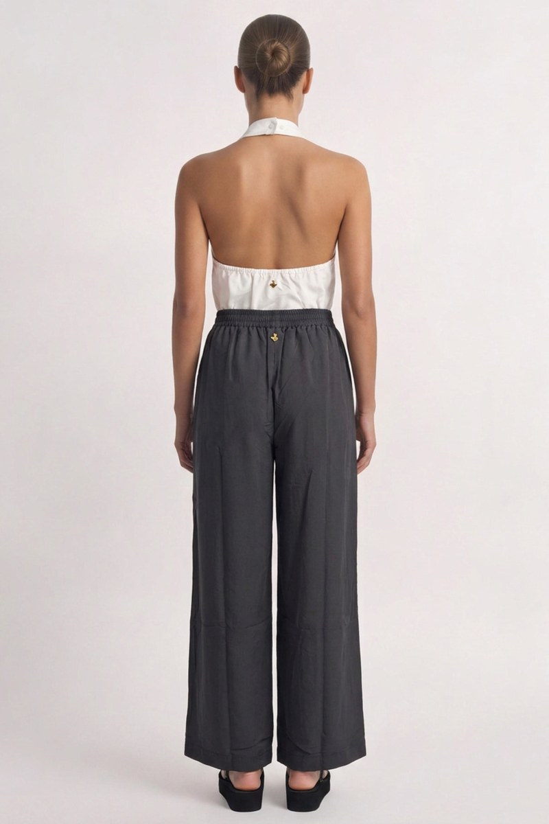 HIGH WAISTED PLEATED PANTS-26811034-110