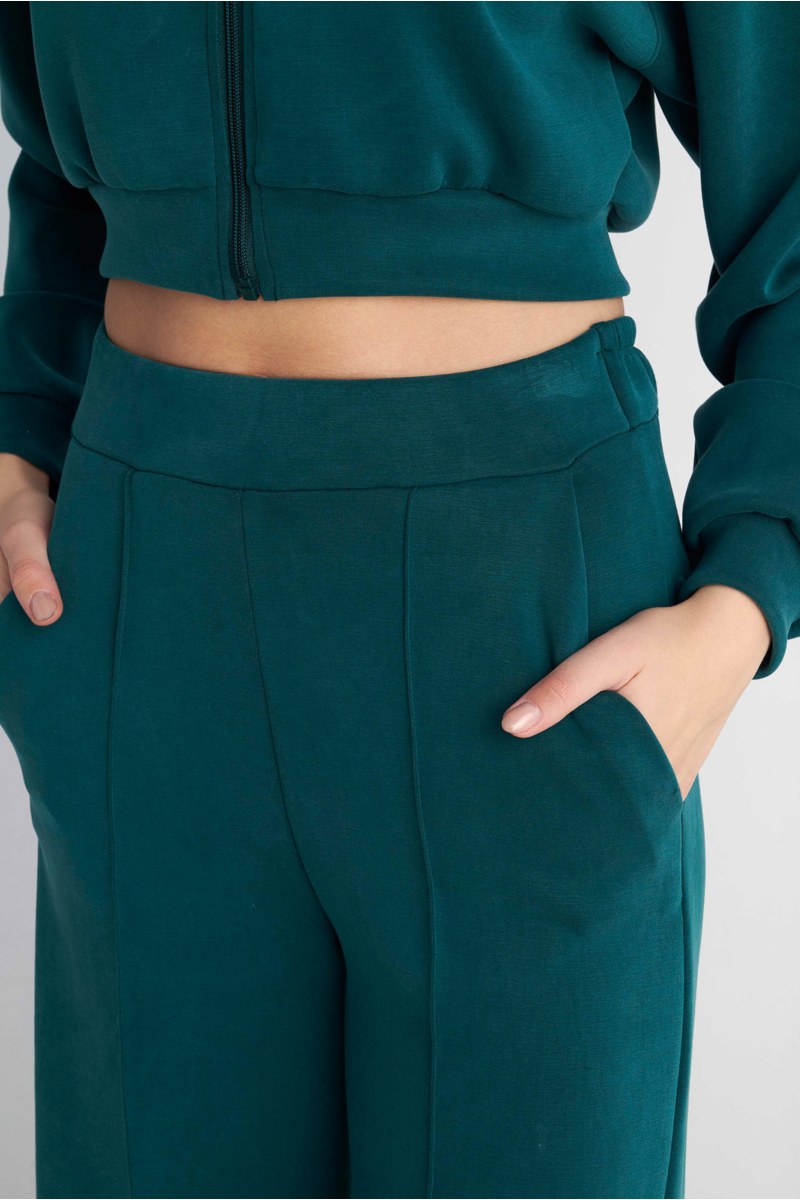 SOFT LIGHT TOUCH HIGH WAISTED PANTS WITH OUTER SEAM-26811040-403