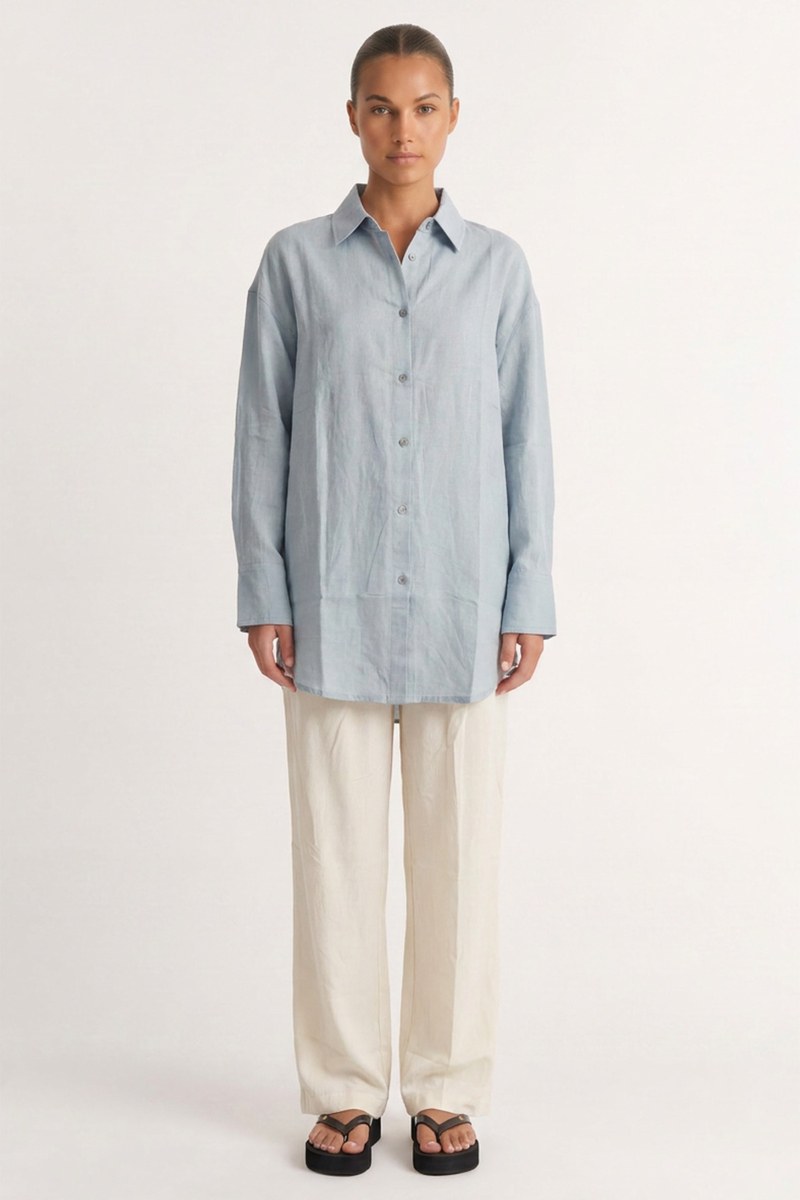 MONOCHROME LONG-SLEEVED SHIRT-26812005-421