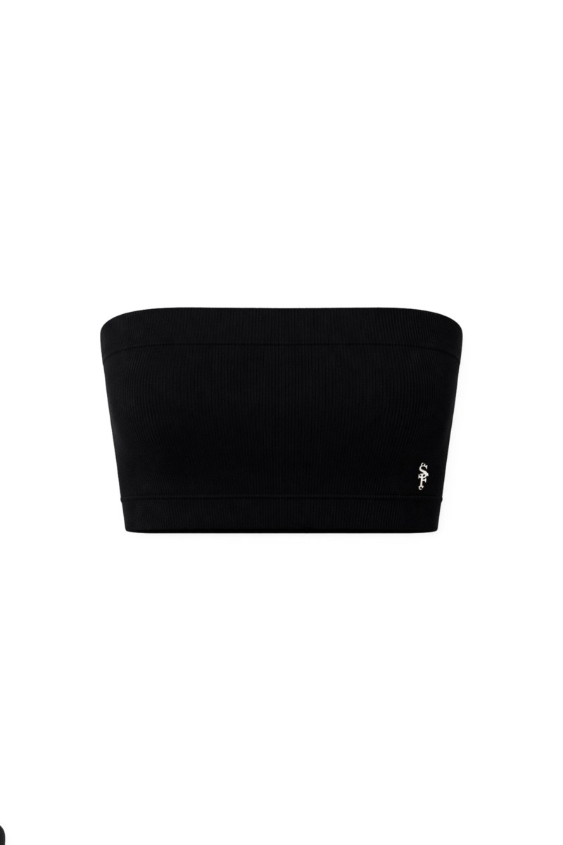 STRAPLESS MONOCHROME SEAMLESS CROPPED TOP-26812026-110