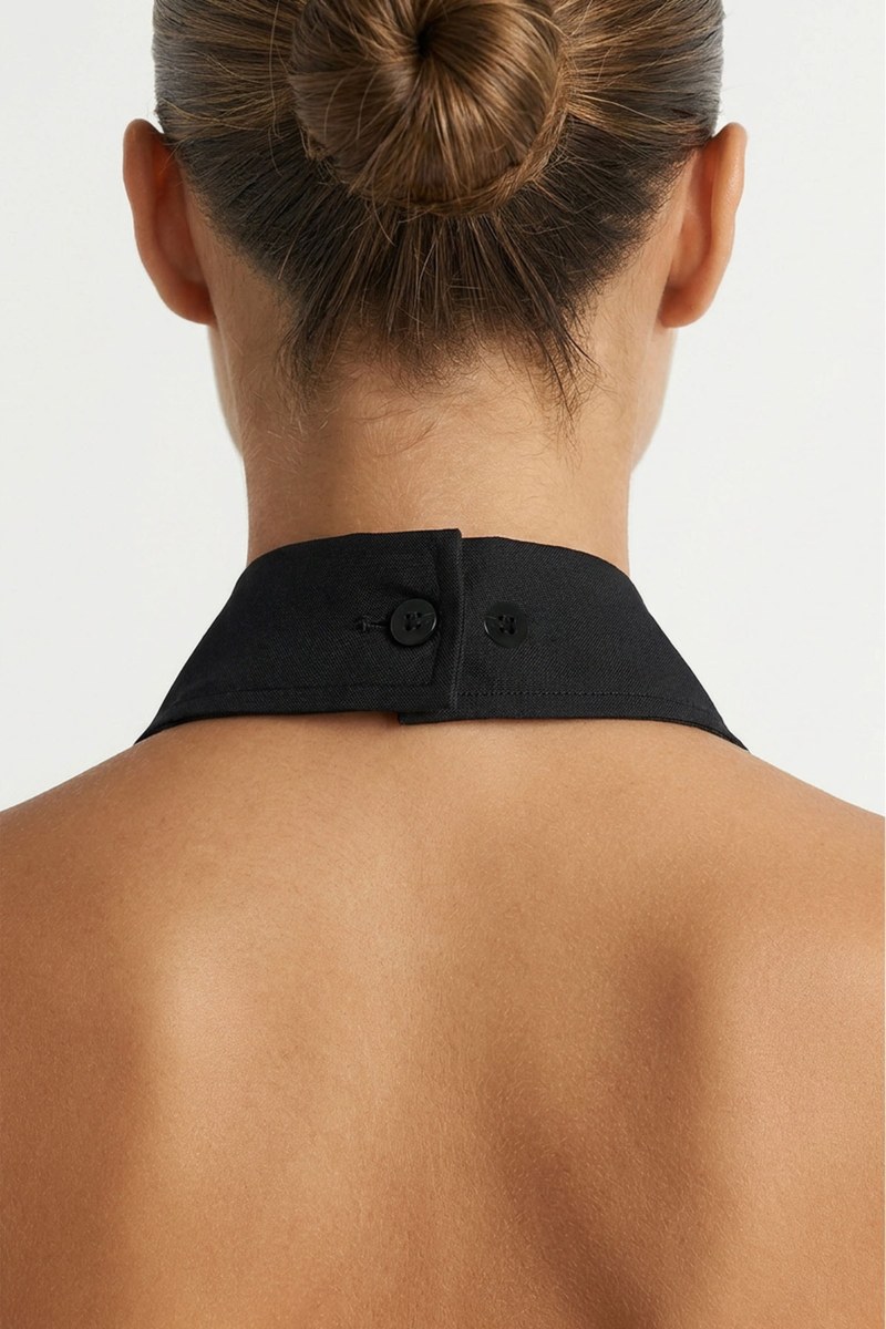 HALTER NECK SLEEVELESS SHIRT WITH OPEN BACK-26812034-110