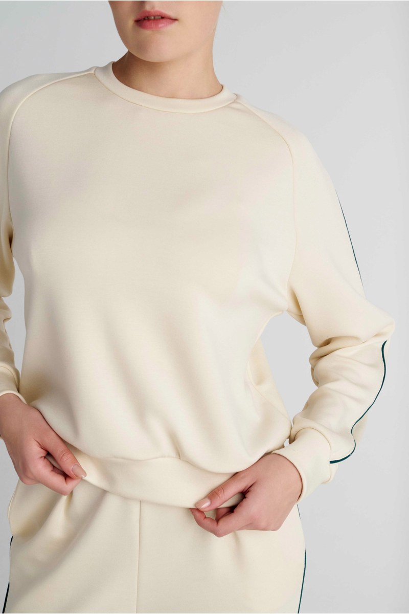 SOFT LIGHT TOUCH ΜΑΚΡΥΜΑΝΙΚΗ ΜΠΛΟΥΖΑ ΜΕ ΔΙΑΚΟΣΜΗΤΙΚΟ ΣΙΡΙΤΙ-26812041-102