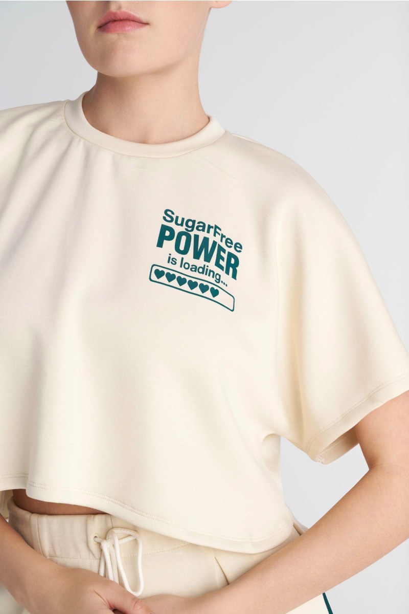 SOFT LIGHT TOUCH PRINTED T-SHIRT-26812042-102