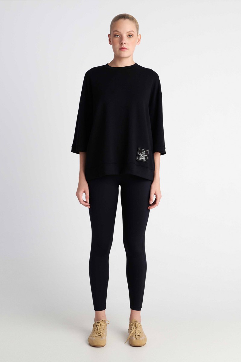 SOFT LIGHT TOUCH OVERSIZED ΜΠΛΟΥΖΑ ΜΕ ΜΑΝΙΚΙ 3/4-26812043-110