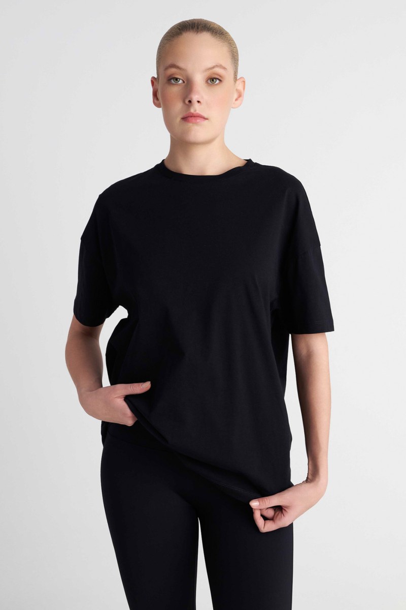 ΚΟΝΤΟΜΑΝΙΚΗ ΒΑΜΒΑΚΕΡΗ OVERSIZED ΜΠΛΟΥΖΑ ΜΕ ΤΥΠΩΜΑ-26812055-110