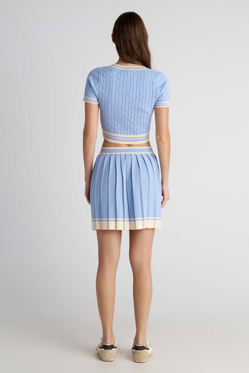 ΠΛΕΚΤΗ ΚΟΝΤΟΜΑΝΙΚΗ ΜΠΛΟΥΖΑ ΜΕ 'V' ΛΑΙΜΟΚΟΨΗ-26812057-309