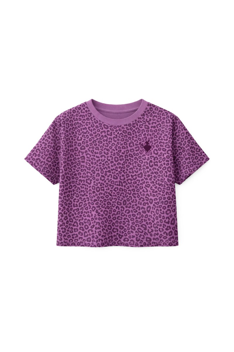 LEOPARD PRINTED COTTON Τ-SHIRT-26812064-999