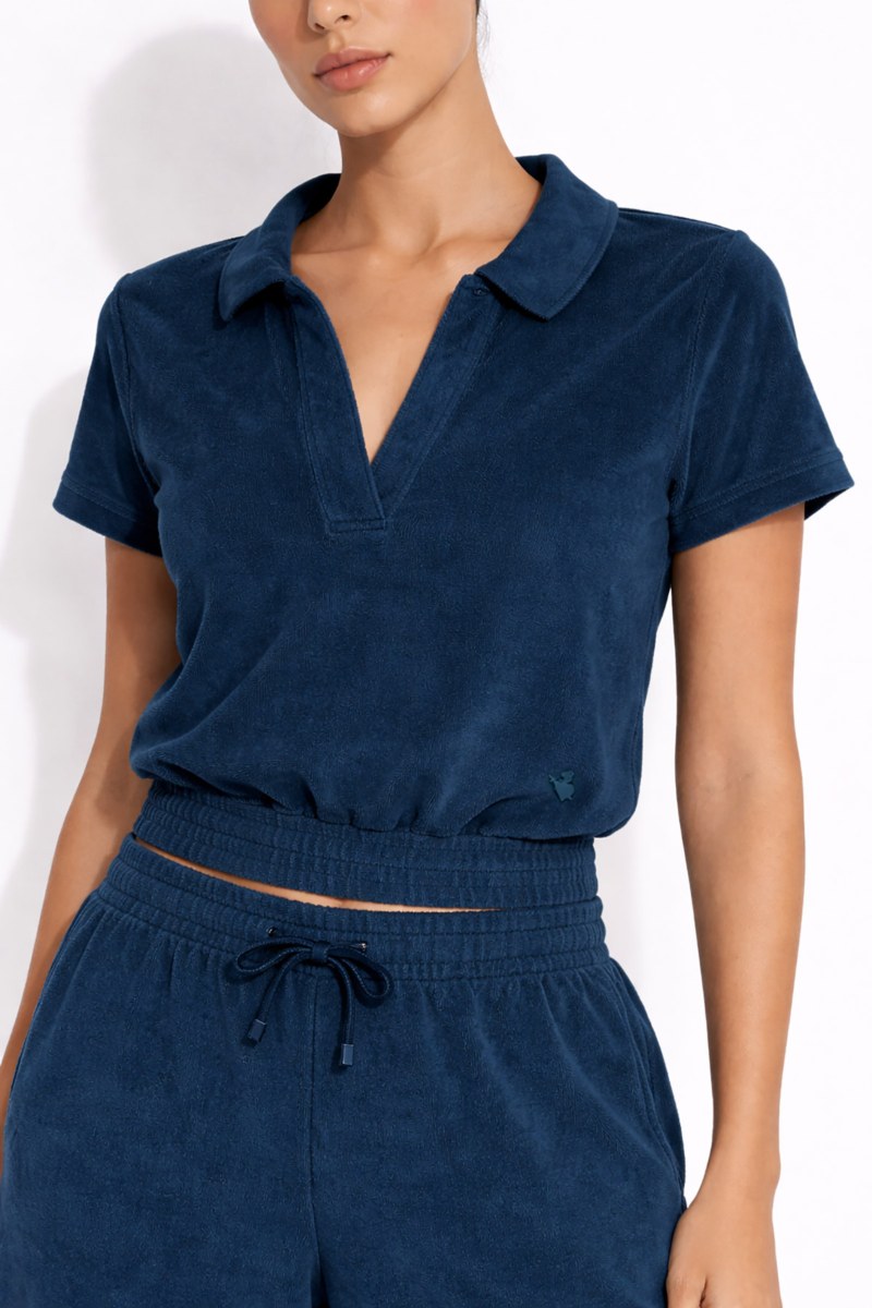 MONOCHROME CROPPED TERRY TOP WITH COLLAR-26812066-414