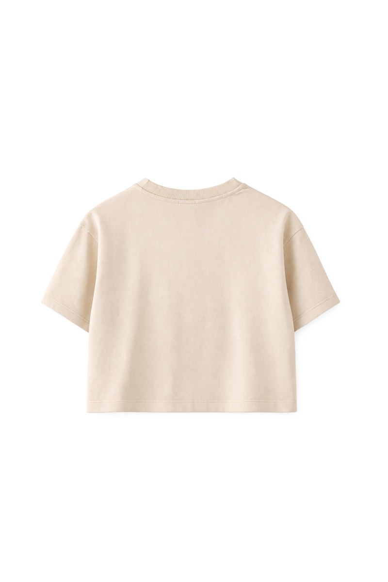 COTTON Τ-SHIRT WITH EMBROIDERED DETAIL-26812076-102