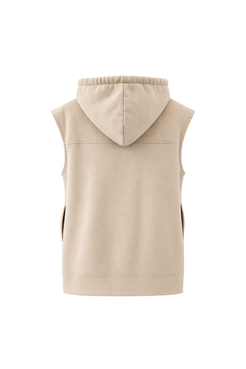 SLEEVELESS HOODED TOP-26812078-102