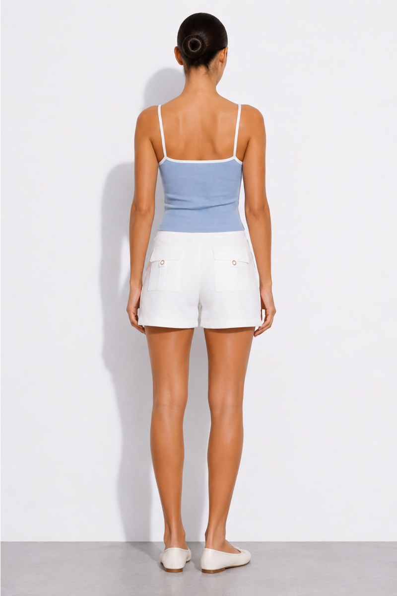 RIBBED TOP WITH THIN ADJUSTABLE STRAPS-26812087-421