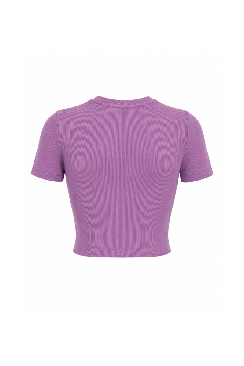 COTTON RIBBED CROP TOP WITH SCOOP NECKLINE-26812106-805