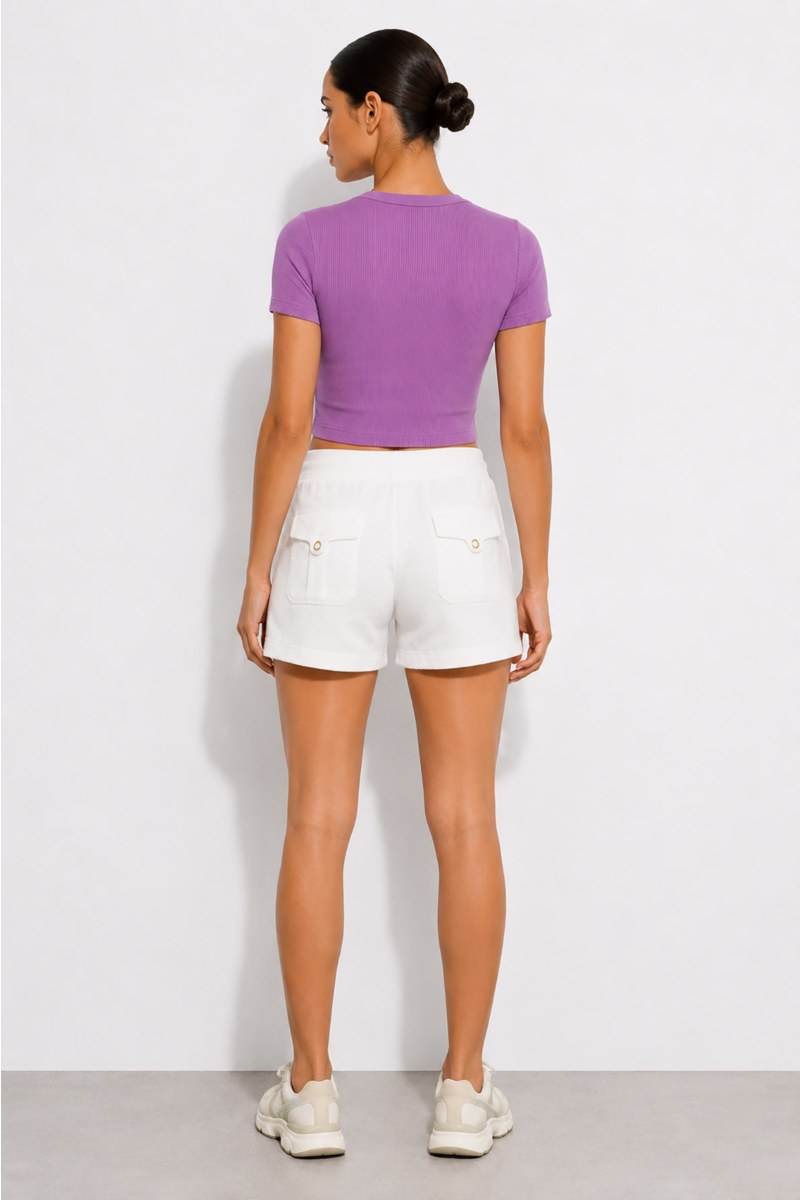 COTTON RIBBED CROP TOP WITH SCOOP NECKLINE-26812106-805