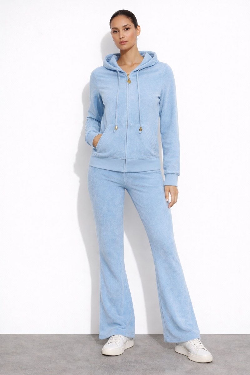 FASHION BASIC TERRY HOODED JACKET-26813001-987