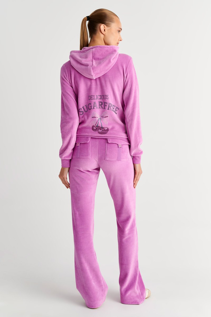 STRASS EMBELLISHED VELOUR JACKET-26813012-700