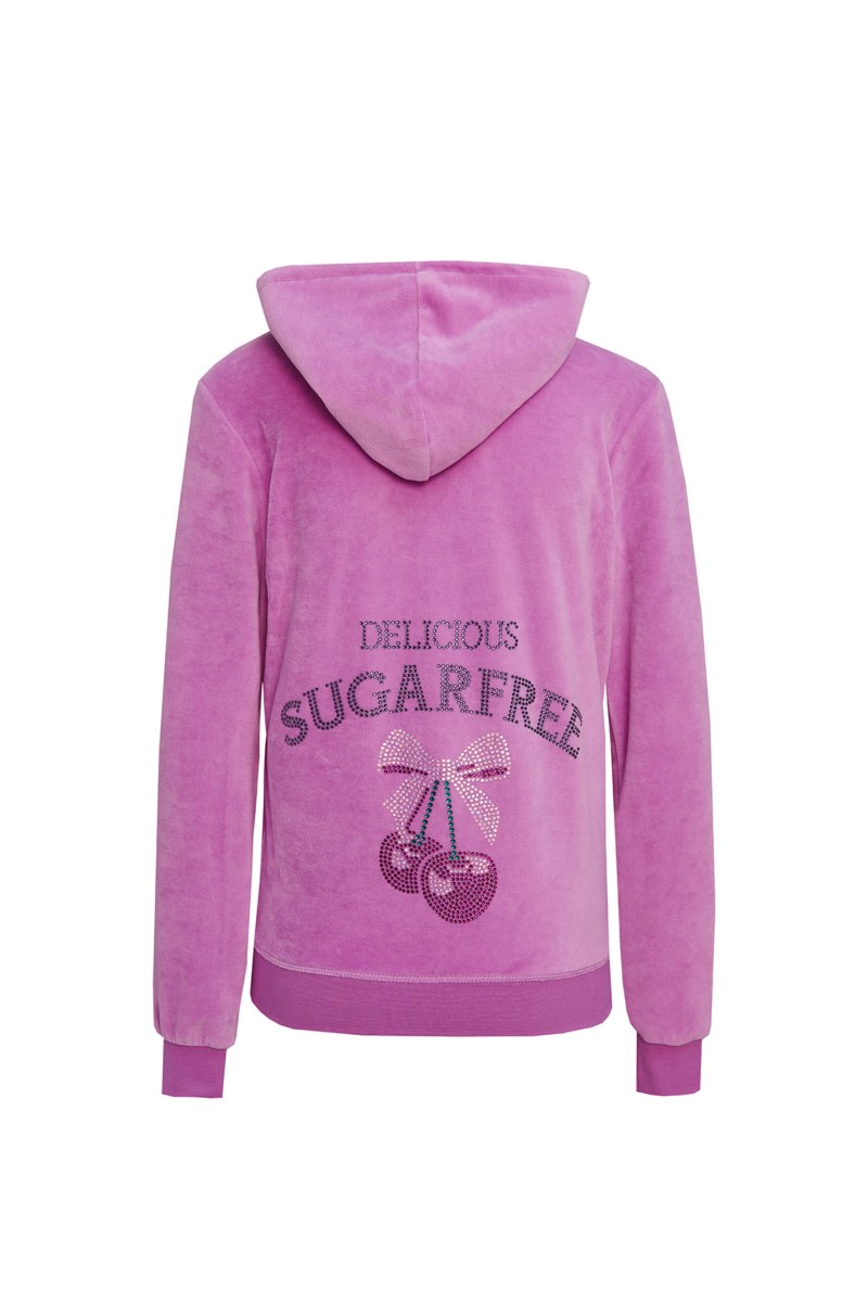 STRASS EMBELLISHED VELOUR JACKET-26813012-700