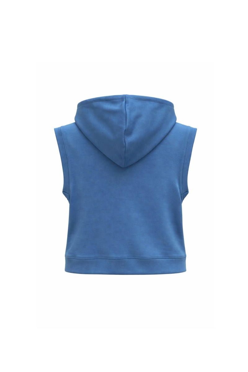 SOFT LIGHT TOUCH HOODED SLEEVELESS TOP-26813019-427