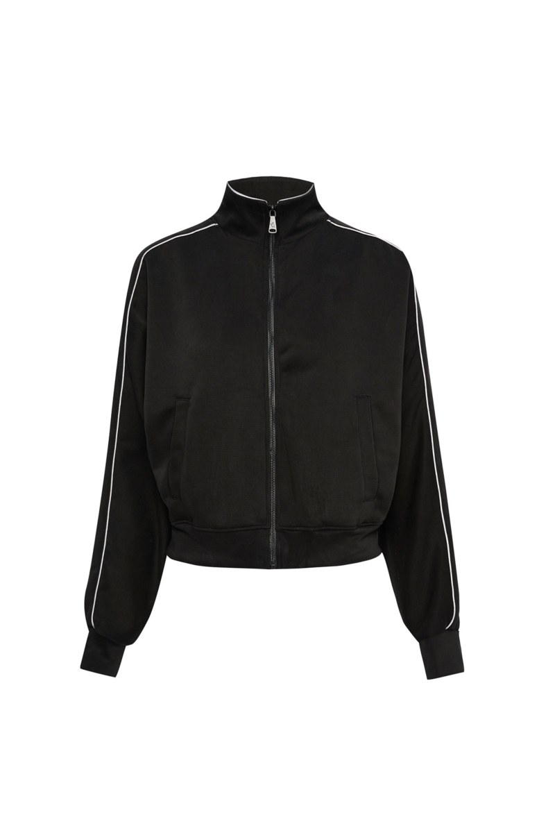 CONTRAST PIPING SOFT LIGHT TOUCH JACKET-26813043-110