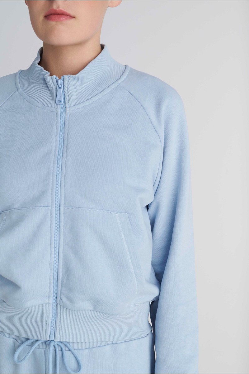 MONOCRHOME COTTON JACKET WITH COLLAR-26813063-309