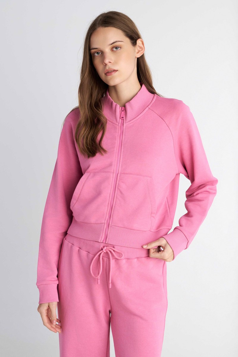 MONOCRHOME COTTON JACKET WITH COLLAR-26813063-720