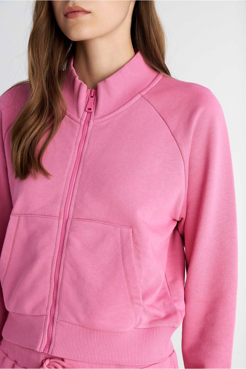 MONOCRHOME COTTON JACKET WITH COLLAR-26813063-720