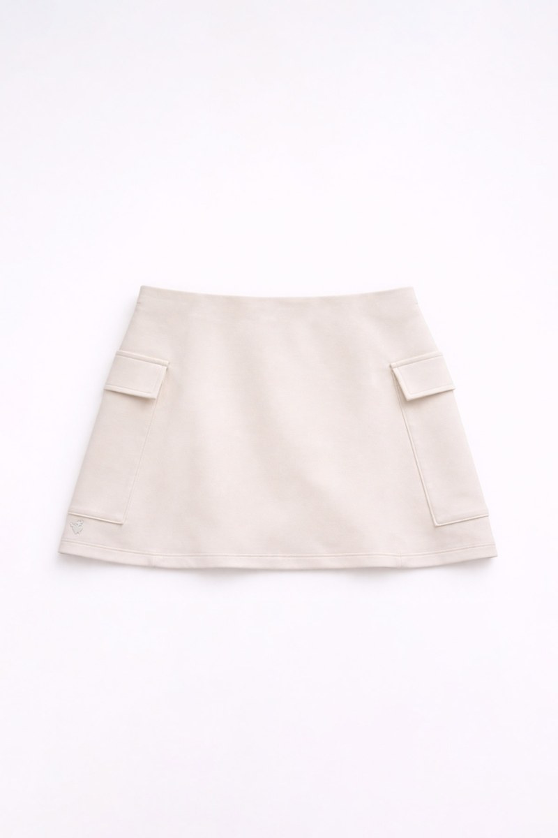 HIGH WAISTED SOFT LIGHT TOUCH SKORT WITH PATCH POCKETS-26814017-102