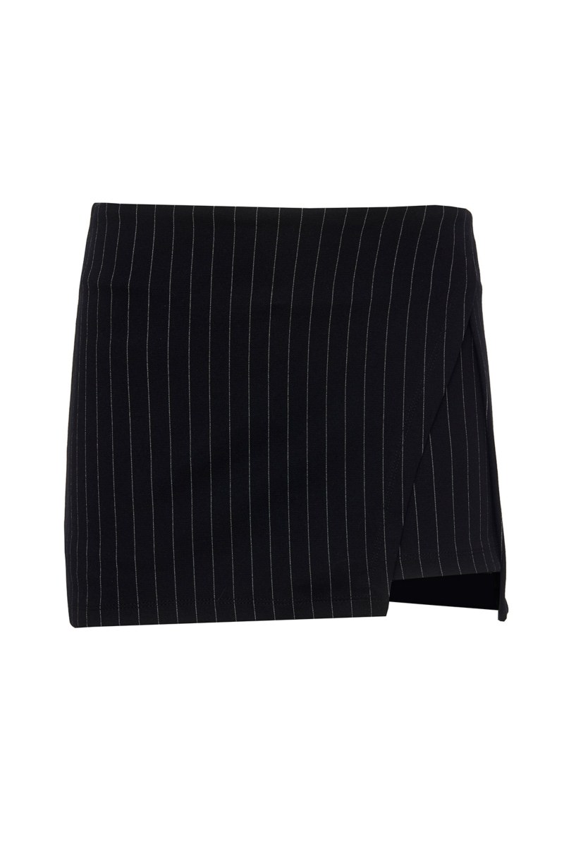 STRIPED HIGH WAISTED SKORT-26814038-110