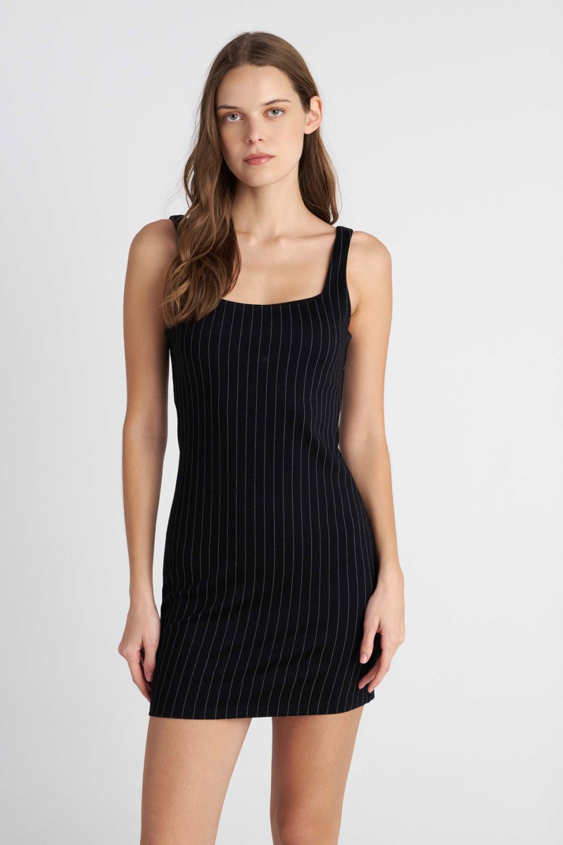 STRIPED MINI DRESS IN SLIM FIT-26814039-110