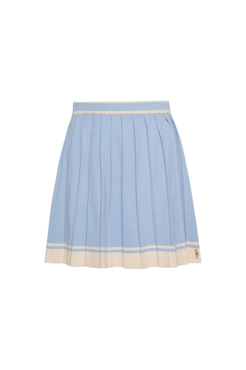 PLEATED KNITTED MINI SKIRT-26814057-309