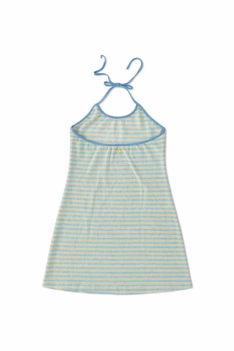 STRIPED TERRY MINI DRESS-26814072-987